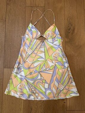 Zara Silky Mini Dress - size Large